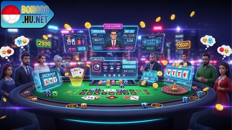 BONG88 Casino - Sòng Bài Trực Tuyến Hàng Đầu Việt Nam 6 Game casino BONG88 và sòng bài đẳng cấp