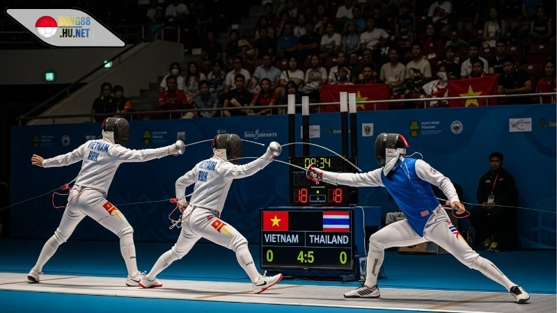 Đấu kiếm đồng đội: Việt Nam đặt mục tiêu bảo vệ ngôi vương trước sự vươn lên của chủ nhà Thái Lan 4 dau-kiem-dong-doi-viet-nam-dat-muc-tieu-bao-ve-ngoi-vuong-truoc-su-vuon-len-cua-chu-nha-thai-lan