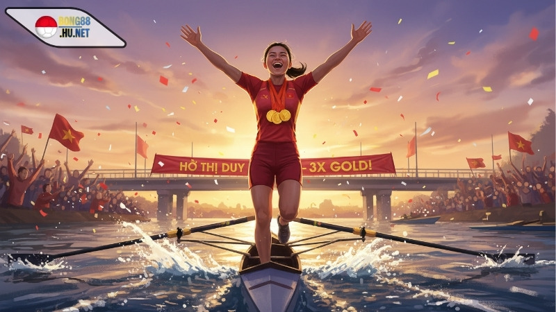 Hiện tượng Rowing: Cô gái 19 tuổi Hồ Thị Duy lập hat-trick vàng lịch sử cho Rowing Việt Nam 5 hien-tuong-rowing-co-gai-19-tuoi-ho-thi-duy-lap-hat-trick-vang-lich-su-cho-rowing-viet-nam