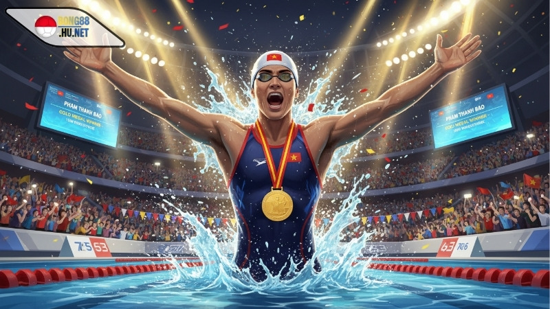 Kình ngư Phạm Thanh Bảo: Khẳng định đẳng cấp "Vua ếch" Đông Nam Á với tấm HCV 100m 6 kinh-ngu-pham-thanh-bao-khang-dinh-dang-cap-vua-ech-dong-nam-a-voi-tam-hcv-100m